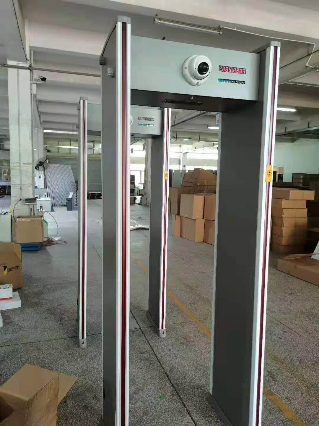 河西区自动测温安检门通过式体测温门红外测温门小区测温门