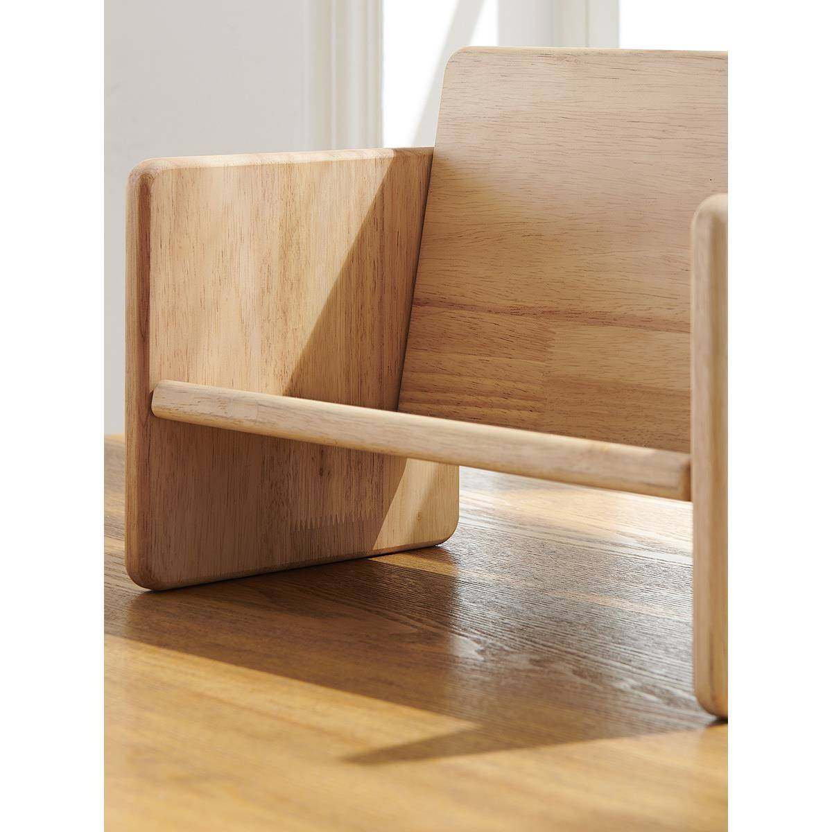 沙发小书架置物架儿童学生简易桌面收纳实木简约木质书靠书新品