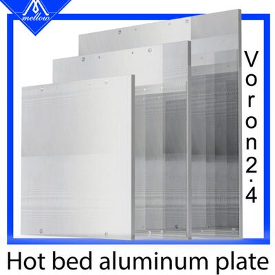 Mellow高精度CNC加工超平Voron2.4精铸铝热床板3D打印机配件