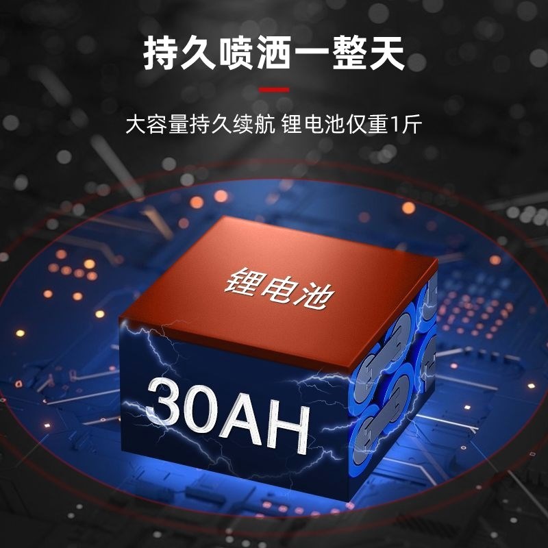 背负式电动施肥器撒肥机多t功能农用化肥机播种机全自动撒肥料神