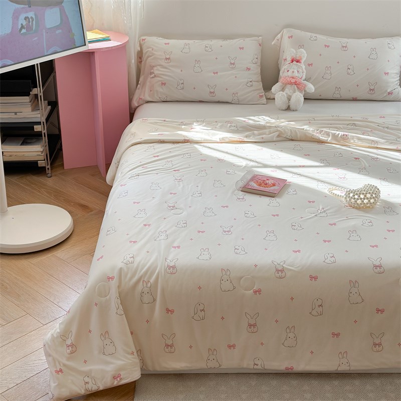 【商店】小清新卡k通夏被软糯针织夏凉被学生宿舍空调被可机洗