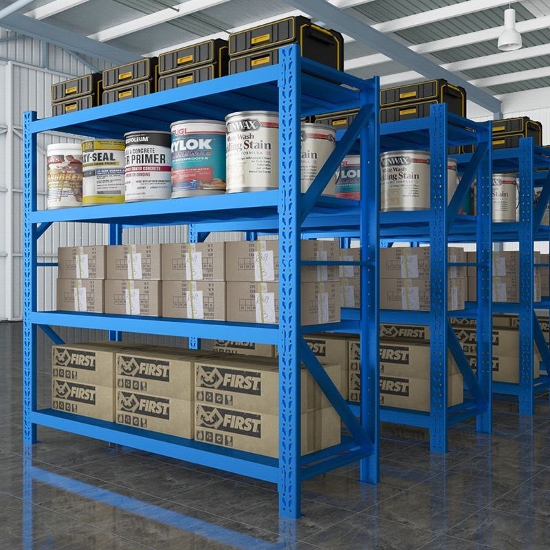 仓储货架多层置物架o仓库轻中型架子家用阳台收纳架快递储藏室货