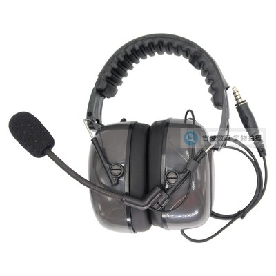 P8608i对讲机耳机头戴双耳航空咪P8200机场工地降噪P8668/GP328D
