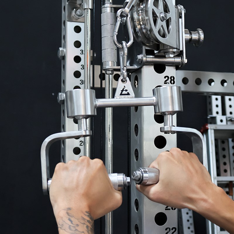 高位下拉配件健身器材家用拉杆把手拉力杆综合器多功能握把器械