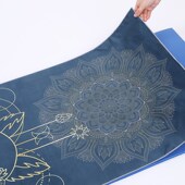 瑜伽垫布铺巾超薄款 防滑吸汗休息瑜珈毯子可机洗 可折叠便携式