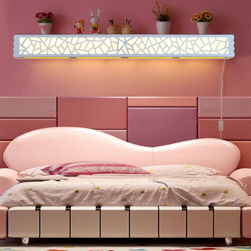 LED现代简约欧式创意时尚镂空雕花壁灯 装饰客厅卧室床头灯镜前灯