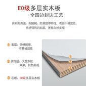 实木多层板衣柜推拉移门滑动现代简约家用时尚 白色柜子卧室大衣橱