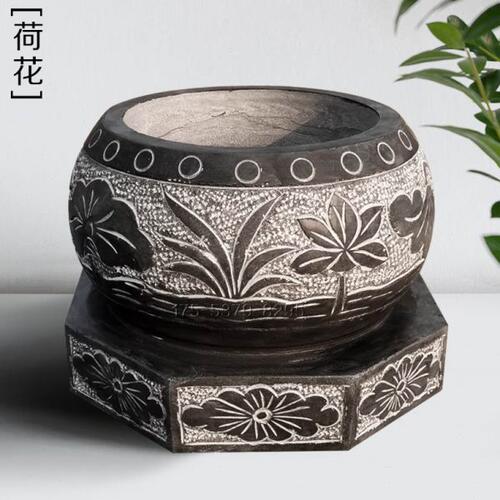 青石大理石柱墩石底座石墩柱顶石柱子石头圆石墩子圆球路障花架础