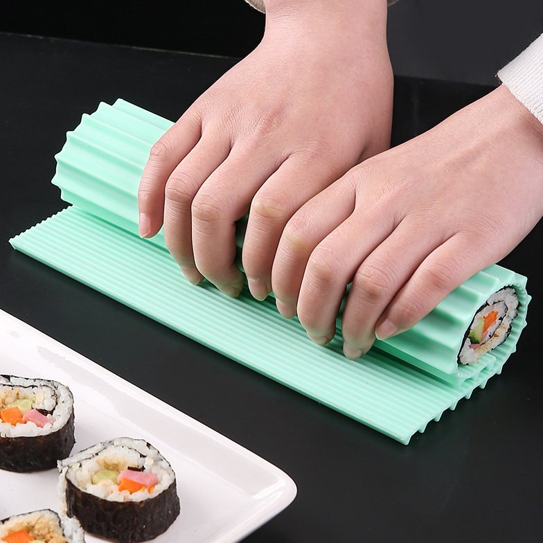 硅胶双面寿司帘日料做紫菜包饭团工具仿竹海苔糯米卷寿司专用卷帘
