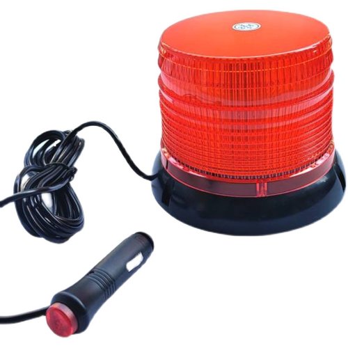 吸顶警示爆闪e灯超亮汽车开道磁吸车载车顶工程车黄色12V 24V