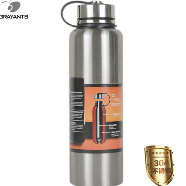 户外广口304不锈钢保温杯保温壶瓶带茶网旅游运动野营水壶1500ml