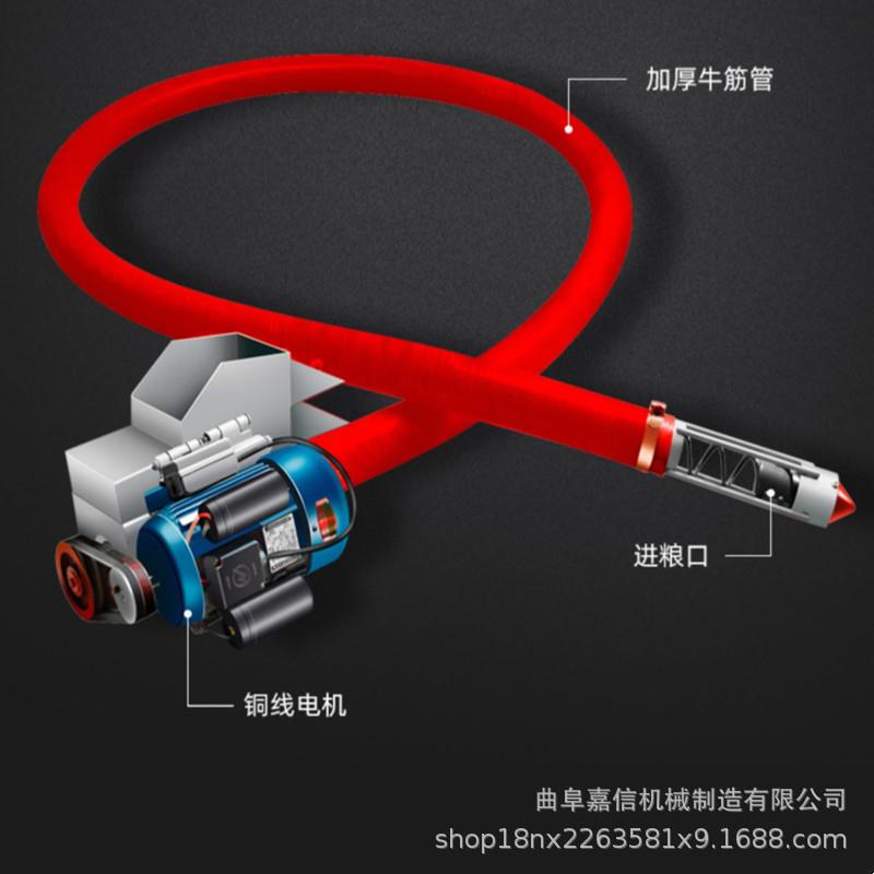 车载小型家用抽粮机螺旋蛟龙除尘输送机小型粮食提升机