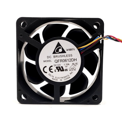 原装台达 QFR0612DH 6025 12V 1.10A 6CM 超大风量双滚珠散热风扇