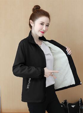 小个子罩衣女矮个子新款冬季加绒加厚女士洋派短款干活穿的棉服精