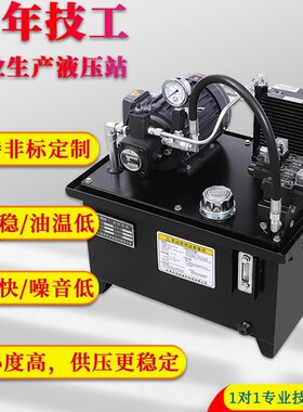 液压系统总成小型液压站液压帮浦站系统总成数控柱塞泵液压站机牀