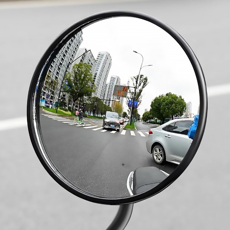 适用小鸟电动车后视镜凸面高清广角爱迪生60/70/92电瓶车倒车镜81
