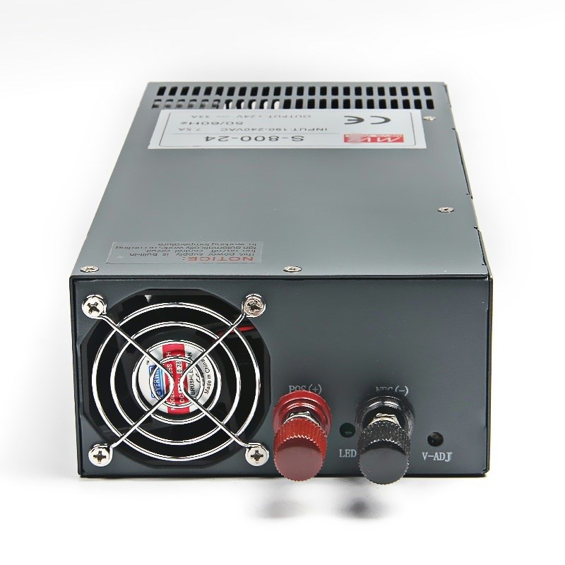 明纬500/600/1000W开关电源24V大功率可调220转直流12V36V48V3000