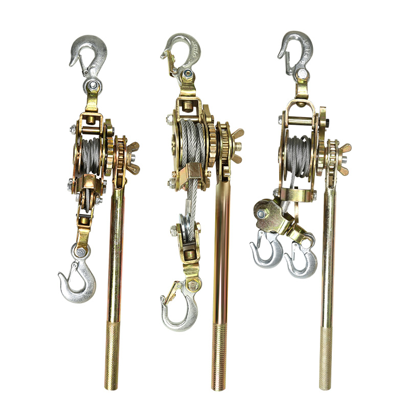 日式多功能紧线器通信拉紧器钢丝绳紧线钳 万能拉紧器导线卡线器