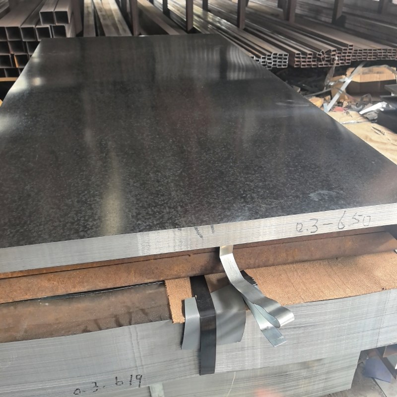 佛山现货有花镀锌板0.51m2m热镀锌白铁皮DX51D+Z迁安镀锌钢板