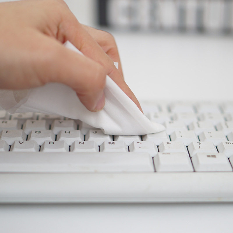 100包单片网咖专用一次性湿纸巾网吧擦键盘屏幕鼠标消毒卫生湿巾