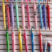 儿童车溜娃神器遮阳伞小雨伞卡通伞 三轮推车通用伞支架