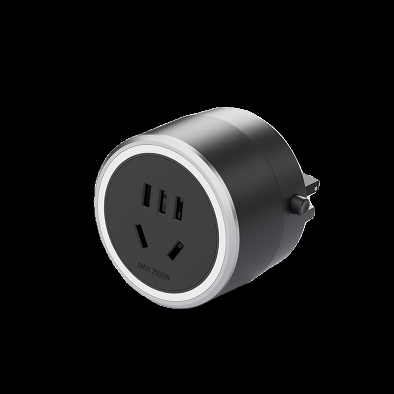 joye骏跃轨道插座五孔适配器可移动滑轨家用厨房电力导轨滑道明装