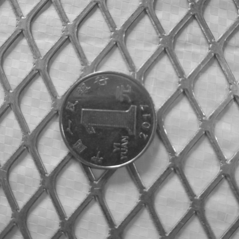 热镀锌铁丝网菱形钢板网10*20mm防鼠防护养殖装饰1.0厚过滤芯扁丝