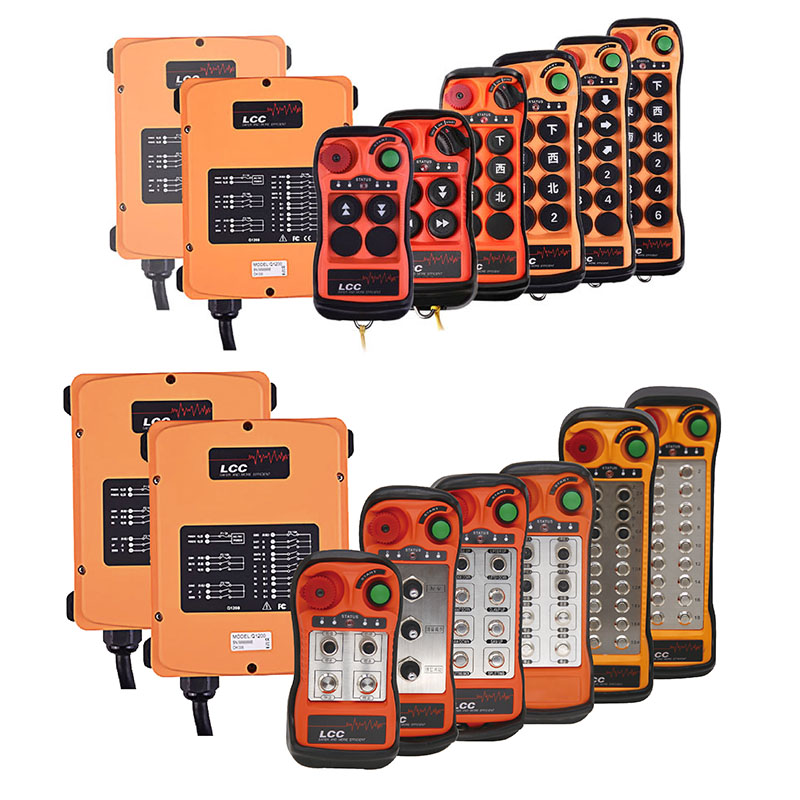 订做定制行天吊车无线工业遥控器 任意面板距离功能逻辑订做