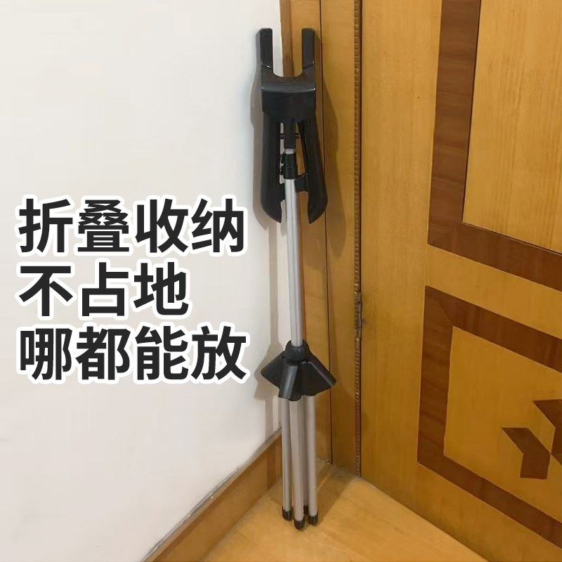 落地挂烫架四脚立式熨烫支架可折叠易收纳手持挂烫机支撑衣架家用