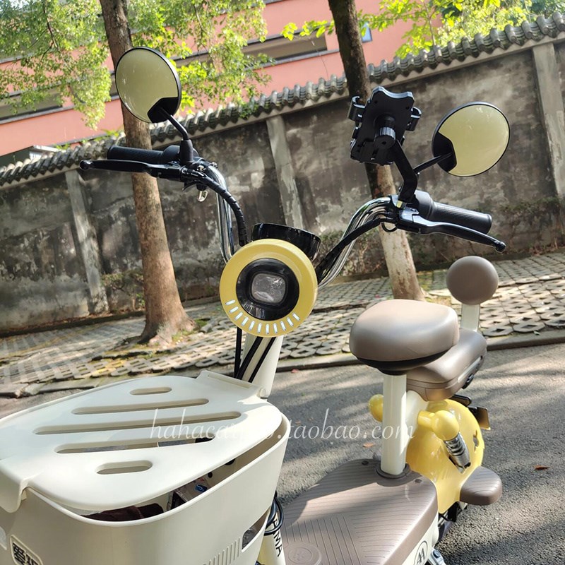 电动汽车后视镜,电动汽车小圆镜,通用雅迪爱玛9号铃车把反射镜改
