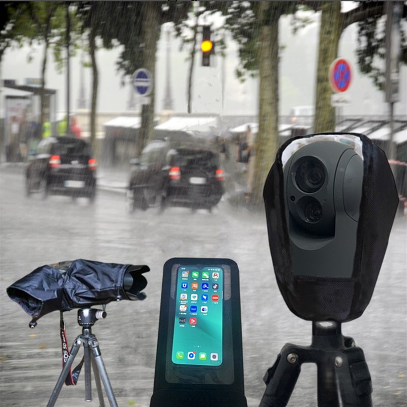 布控球防雨套防水罩对讲机摄像机卫星电话单兵手机无人机保护套