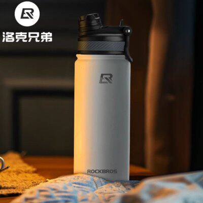 洛克兄弟骑行水壶保温杯山地公路车户外运动男女不锈钢大容量水杯