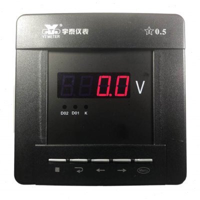 宇泰仪表 120款42L6数显智能单相电压表电流表 YT194UI-2V1