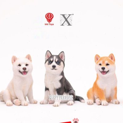 【XMOS】官方正品 雪纳瑞 哈士奇 柴犬 比熊 模型 车内桌面 摆件