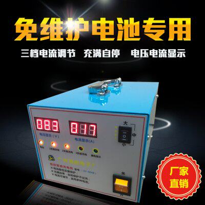 48V60V72V干电池三轮车四轮车大功率智能快速脉冲充电器充满自停