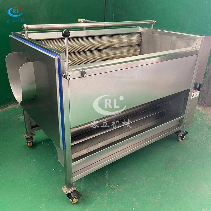 全自动竹筒清洗机辊刷式竹笋山笋清洗设备商用郁金香清洗机