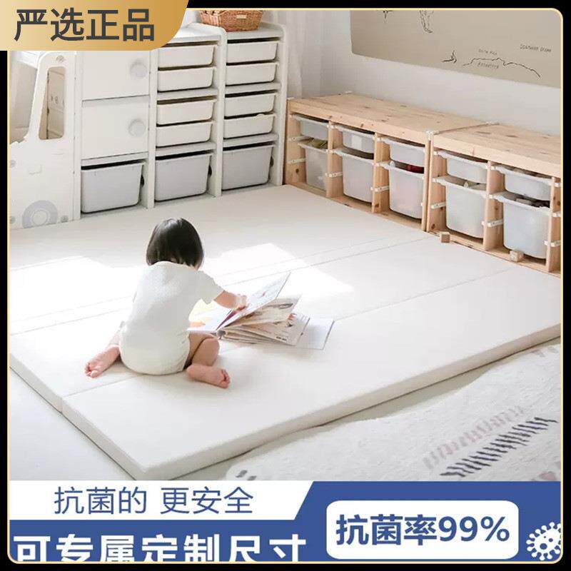 五段无缝xpe儿童爬行垫宝宝加厚爬爬垫可折叠婴儿地垫子4cm游戏垫