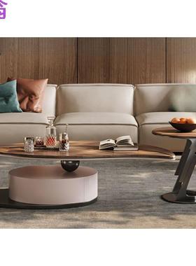 ZuC实木茶几电视柜组合现代简约轻奢家用小户型中式新款意式