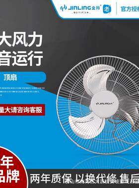 金羚吸顶扇楼顶扇18寸客厅家用吊顶风扇学校工程摇头电风扇FD-45c