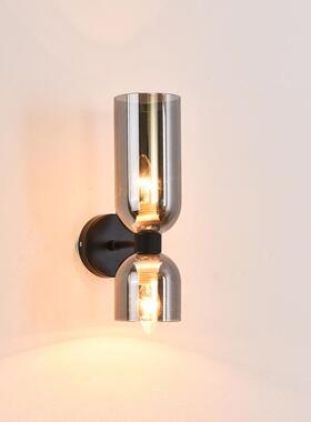 北欧后现代壁灯复古上下照明床头灯民宿旅店极简led灯