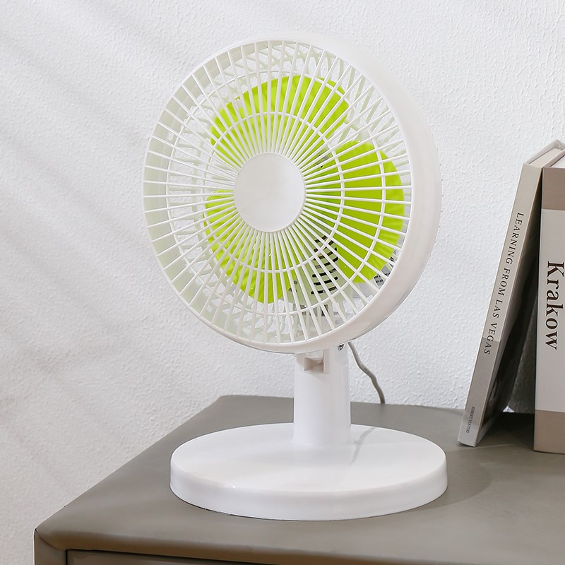 床头扇桌面台扇家用插电型台式C大功率可摇头厨房小风扇带遥控