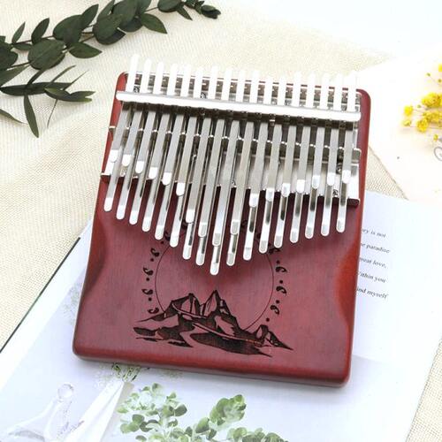 34音手指琴拇指琴 复古板式卡林巴琴 kalimba易学便携式女生乐器
