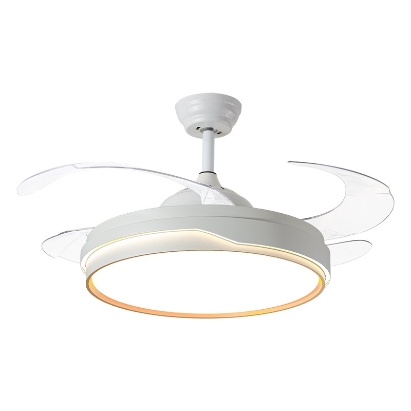 客厅餐厅吊灯具北欧隐形风扇灯轻奢智能控制N隐形卧室一体吊扇灯