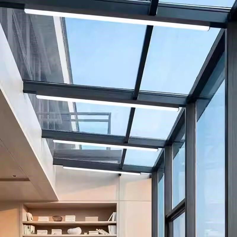 阳光房专用长条灯超亮遥控阳台灯防雨防N虫耐高温玻璃雨棚灯