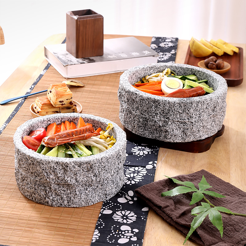 宠物狗碗猫碗石头狗盆猫盆宠物猫单碗大型犬吃饭食盆饭盆狗狗饭碗