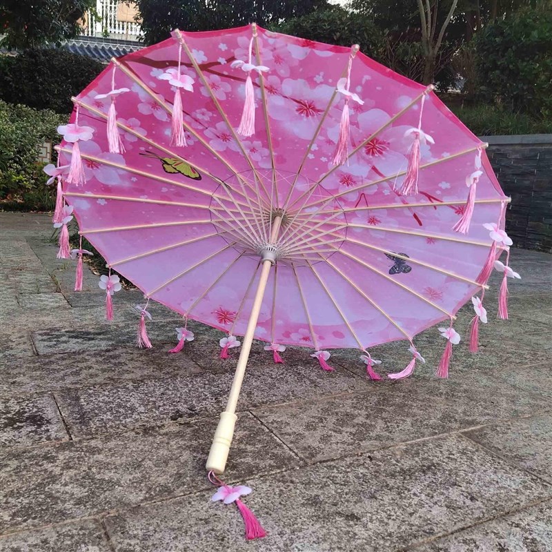 风服流古苏伞舞蹈演出伞汉拍照道具伞跳舞绸QBQ布伞艺古典油纸工
