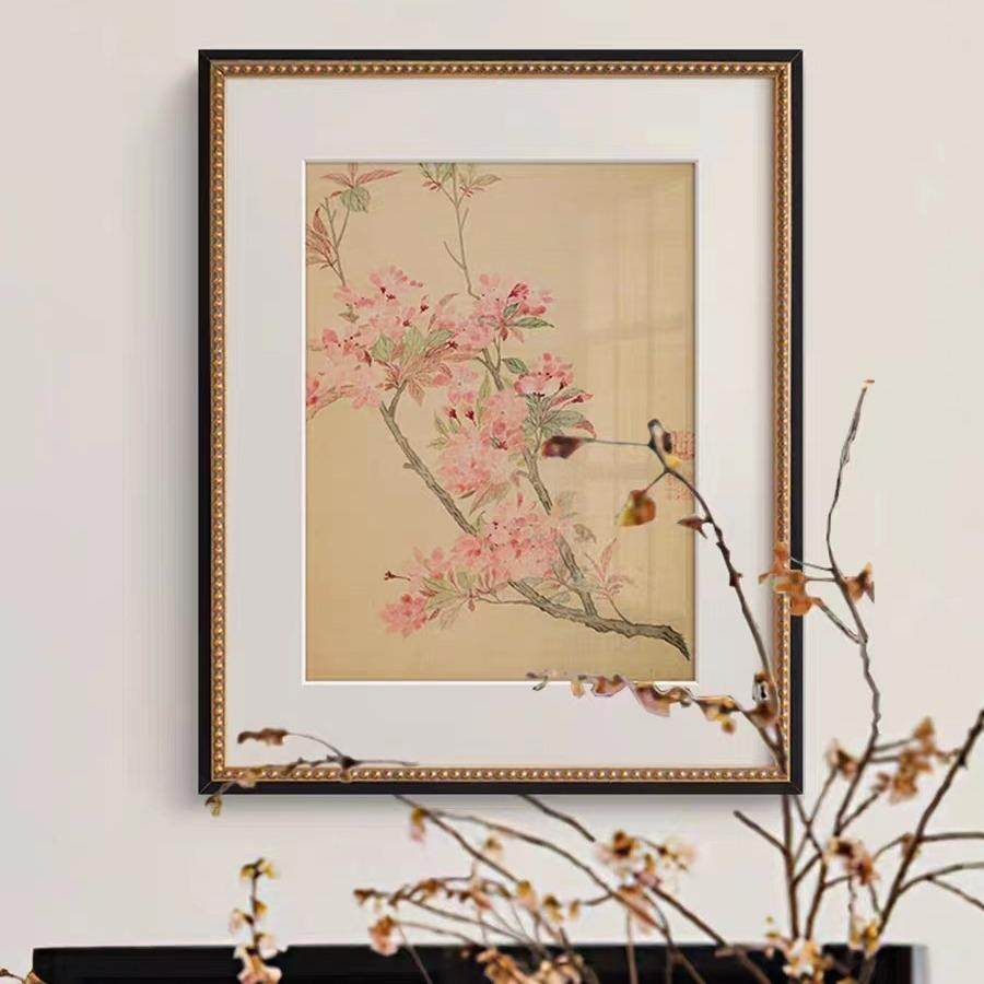 法式中国风复古客厅装饰画新中式玄关柜餐厅卧室挂画古典花卉壁画,特色手工艺,其他特色工艺品,淘宝优惠券,粉丝福利购,淘宝优惠卷