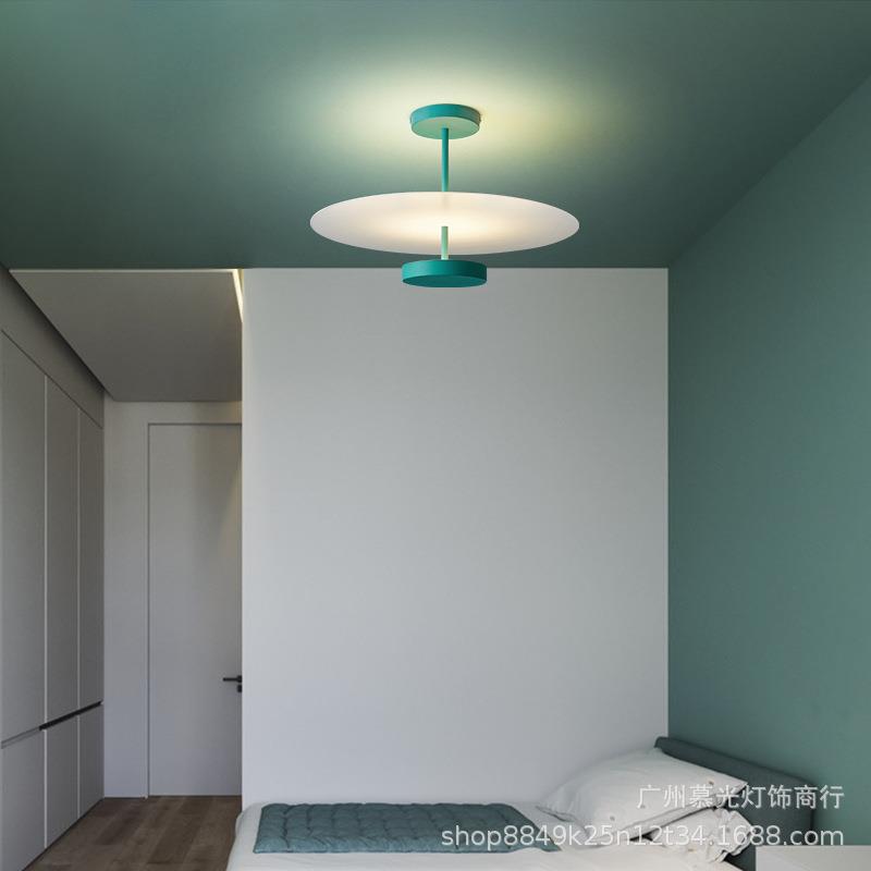 意式设计师led吸顶灯简约现代房间卧室灯具北欧客厅艺术飞碟吊灯