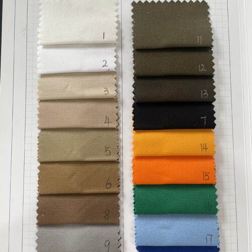 斜纹纱卡纯棉棉布现货斜纹布