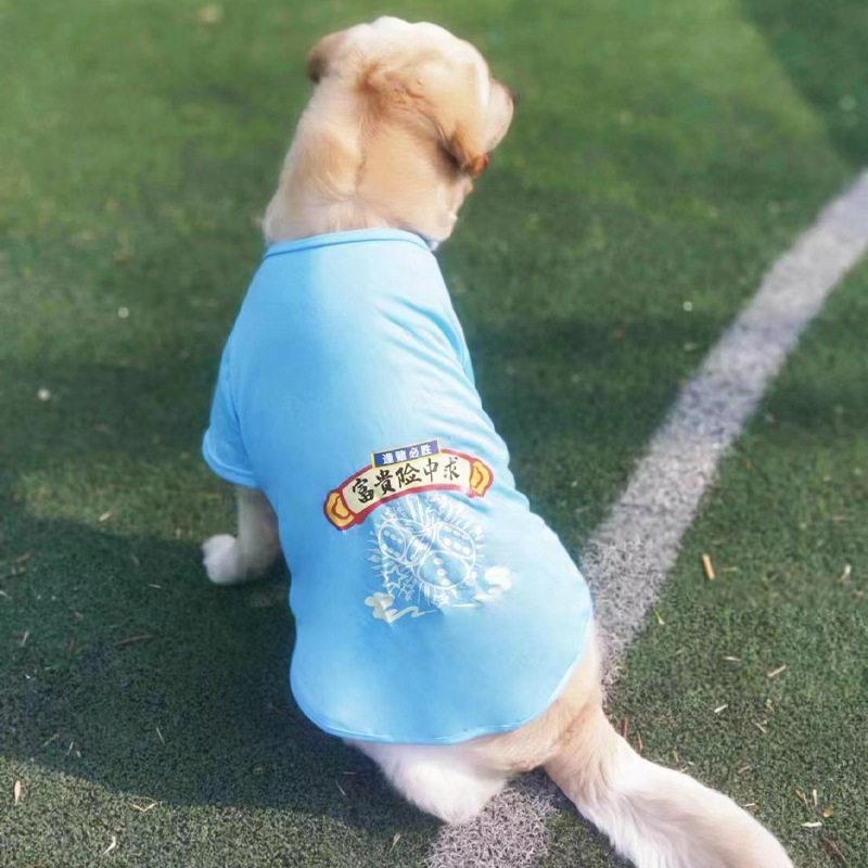 狗狗衣服薄款秋装不粘毛防掉毛大型犬中型犬金毛拉布拉多大狗背心